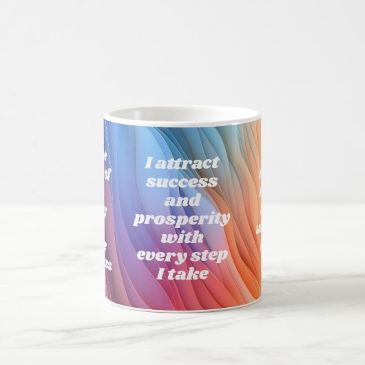 Manifestation Affirmation Verwandlungstasse (Mittel)