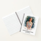 *~* Manifestation AP85 Manifesting Meditating Girl Notizblock (Innenseite)