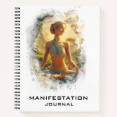 *~* Manifestation AP85 Manifesting Yoga Frau Notizblock (Vorderseite)