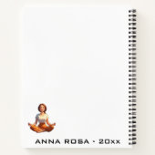 *~* Manifestation AP85 Manifesting Yoga Frau Notizblock (Rückseite)