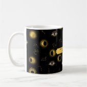 Manifestation Celestial Sun & Moon Zodiac Eye Kaffeetasse (Links)