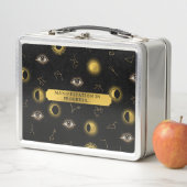Manifestation Celestial Sun & Moon Zodiac Eye Metall Brotdose (Beispiel)