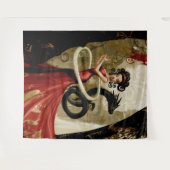 Manifestation der Absicht okkult dunkle Hexerei Ku Wandteppich (Vorderseite (Horizontal))