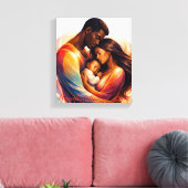 Manifestation der Liebe Leinwanddruck (Insitu (Wohnzimmer))