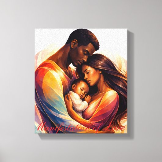 Manifestation der Liebe Leinwanddruck (Vorderseite)