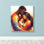 Manifestation der Liebe Leinwanddruck (Insitu (Holzboden))