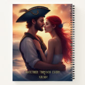 Manifestation der Liebe - Romantisches Piratenpaar Notizblock (Rückseite)