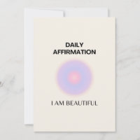 Manifestation der täglichen Affirmationen