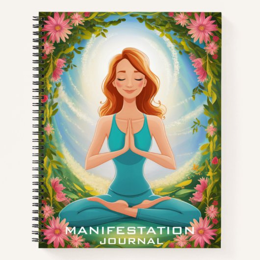 *~* Manifestation Journal AP85 Spiral Notebook Notizblock (Vorderseite)