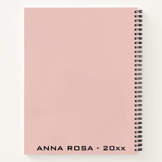 *~* Manifestation Journal AP85 Spiral Notebook Notizblock (Rückseite)