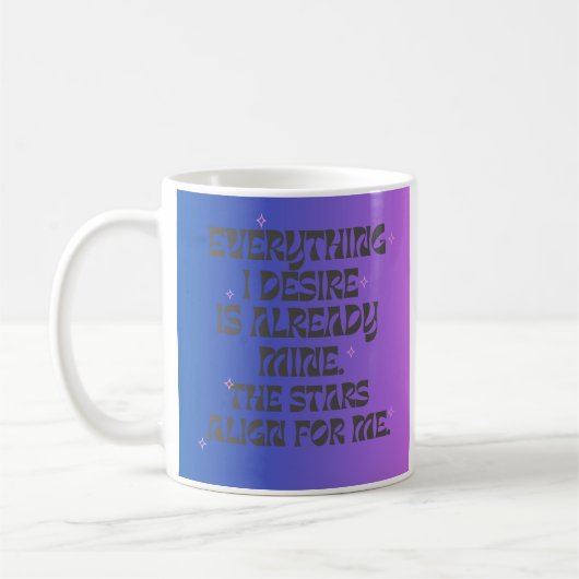Manifestation Kaffeetasse (Links)