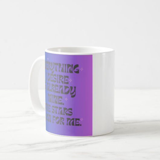 Manifestation Kaffeetasse (Vorderseite Links)