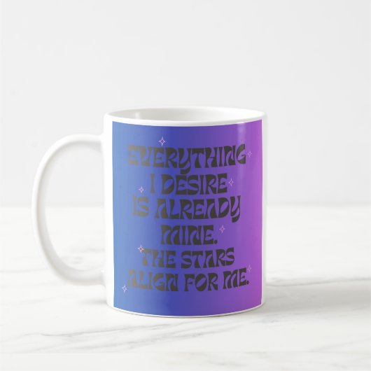 Manifestation Kaffeetasse (Links)