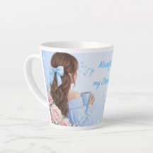 Manifestation Latte Girl Tasse | Kaffee Liebhaber