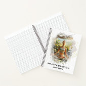 *~* Manifestation Manifestation AP85 Yoga Frau Notizblock (Innenseite)