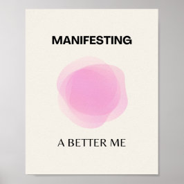 Manifestation, Manifestation, positive spirituelle Poster