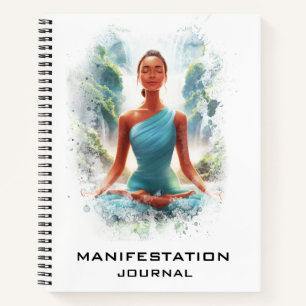 *~* Manifestation Manifestation Yoga Frau AP85 Notizblock