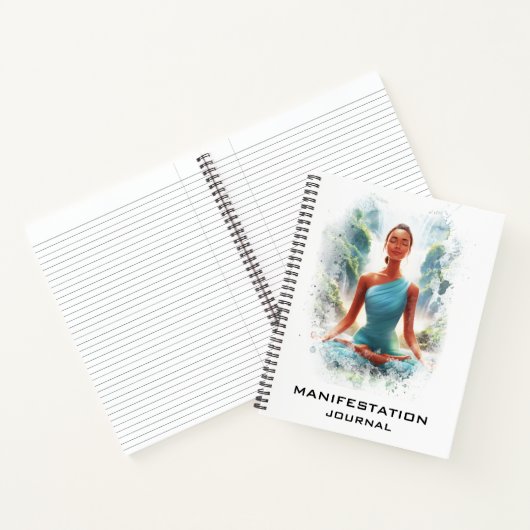 *~* Manifestation Manifestation Yoga Frau AP85 Notizblock (Innenseite)