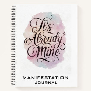 *~* Manifestation Manifesting AP85 Spiral Notebook Notizblock