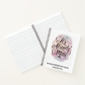 *~* Manifestation Manifesting AP85 Spiral Notebook Notizblock (Innenseite)