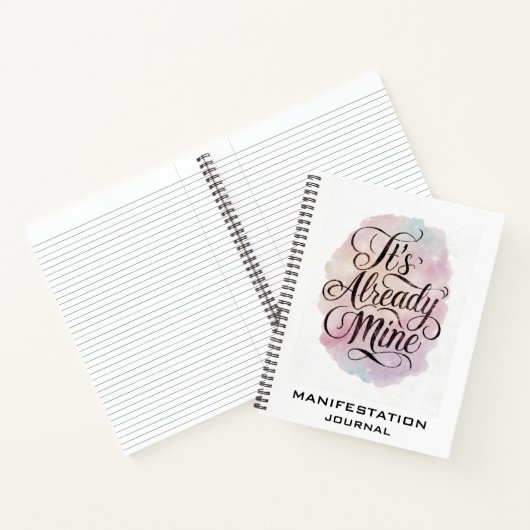 *~* Manifestation Manifesting AP85 Spiral Notebook Notizblock (Innenseite)