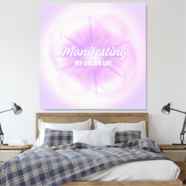 Manifestation meines Traumlebens Aura Gradient Äst Leinwanddruck