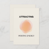 Manifestation, positive Spiritualität, Affirmation Dankeskarte (Vorne/Hinten)