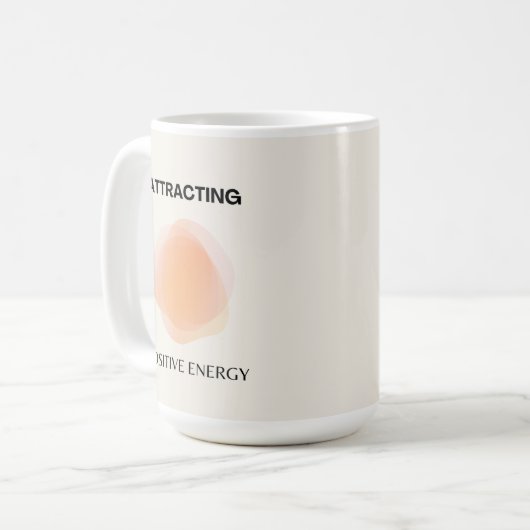 Manifestation, positive Spiritualität, Affirmation Kaffeetasse (Vorderseite Links)