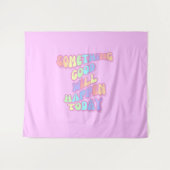 Manifestation, Rosa, Preppy, Gutes Wandteppich (Vorderseite (Horizontal))