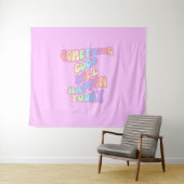 Manifestation, Rosa, Preppy, Gutes Wandteppich (Beispiel (Horizontal))