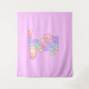 Manifestation, Rosa, Preppy, Gutes Wandteppich