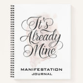 *~* Manifestation Rose Gold Manifest AP85 Notizblock (Vorderseite)