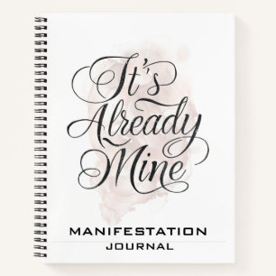 *~* Manifestation Rose Gold Manifest AP85 Notizblock