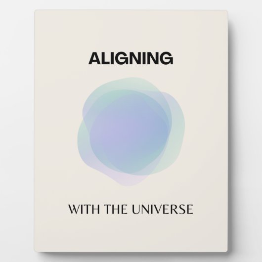 Manifestation spirituelle Kunst, Energie Aura stra Fotoplatte (Vorderseite)