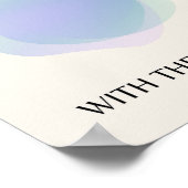 Manifestation spirituelle Kunst, Energie Aura stra Poster (Ecke)