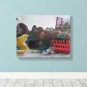 Manifestation Student Strike K7 1986 Mixed-Media C Leinwanddruck (Insitu (Holzboden))