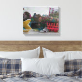 Manifestation Student Strike K7 1986 Mixed-Media C Leinwanddruck (Insitu (Schlafzimmer))