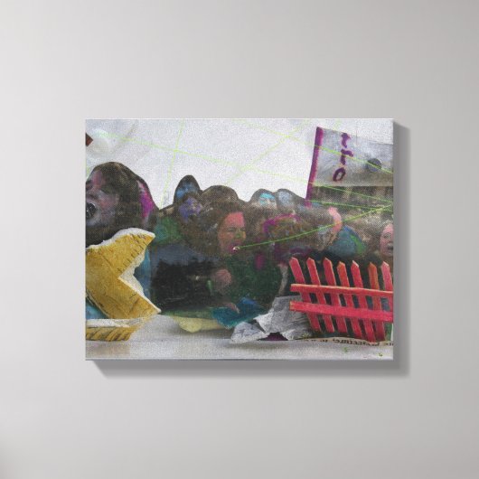 Manifestation Student Strike K7 1986 Mixed-Media C Leinwanddruck (Vorderseite)