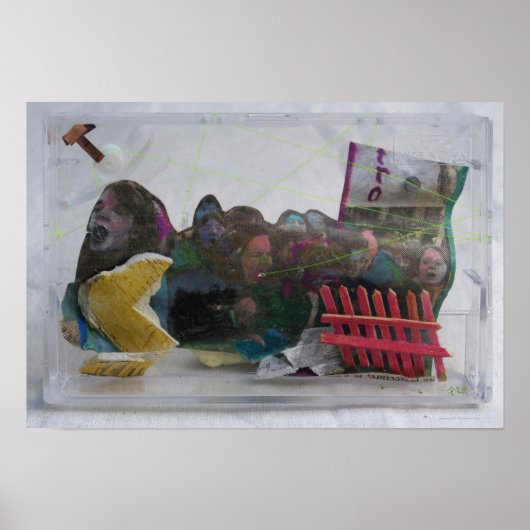 Manifestation Student Strike K7 1986 Mixed-Media P Poster (Vorne)