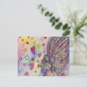 Manifestation Universe Guardian Angel Art Postkart Postkarte (Stehend Vorderseite)