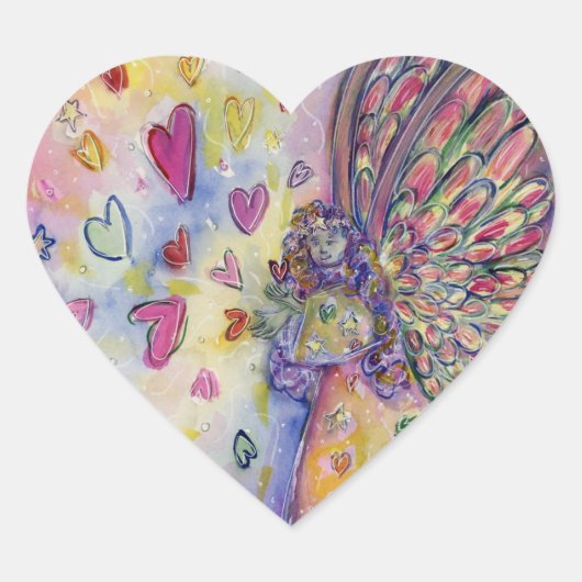 Manifestation Universum Angel Art Sticker Decal (Vorderseite)