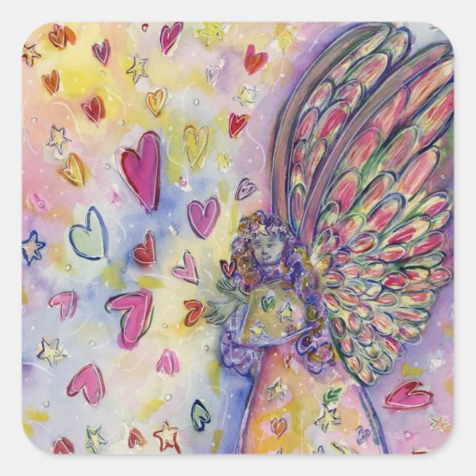 Manifestation Universums Angel Art Sticker Decals (Vorderseite)