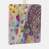 Manifestation Universums Angel Holiday Geschenksch Keramikornament (Rechts)