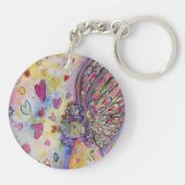 Manifestation von Universe Angel Custom Art Schlüs Schlüsselanhänger (Rückseite)