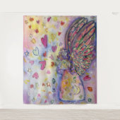 Manifestation von Universe Angel Tapestry Wall Art Wandteppich (Vorderseite)