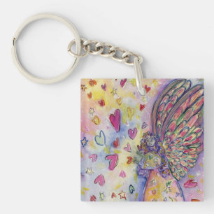 Manifestation von Universum Angel Custom Art Schlü Schlüsselanhänger