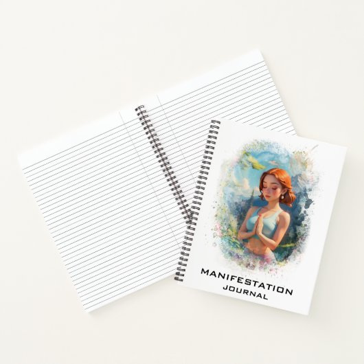 *~* Manifestation Yoga AP85 Manifesting Lady Notizblock (Innenseite)