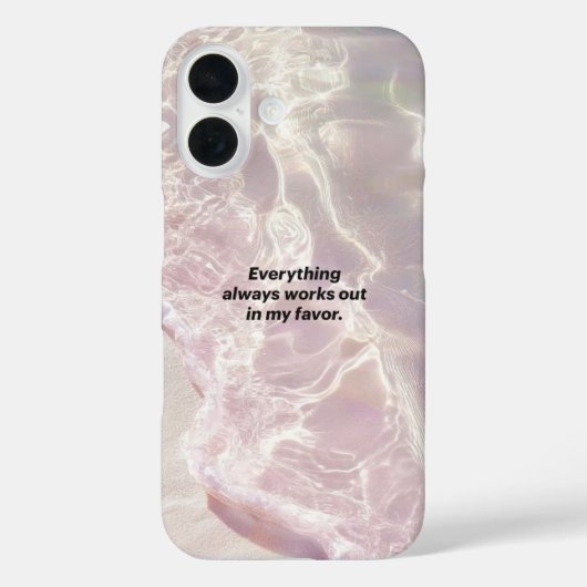 Manifestations-Affirmations-Grafik Case-Mate iPhone Hülle (Rückseite)