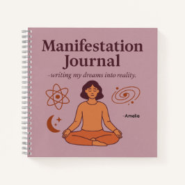 Manifestations-Tagebuch für Träumer Notizblock