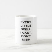 Manifestations-Zitat-Typografie-Design Kaffeetasse (Mittel)